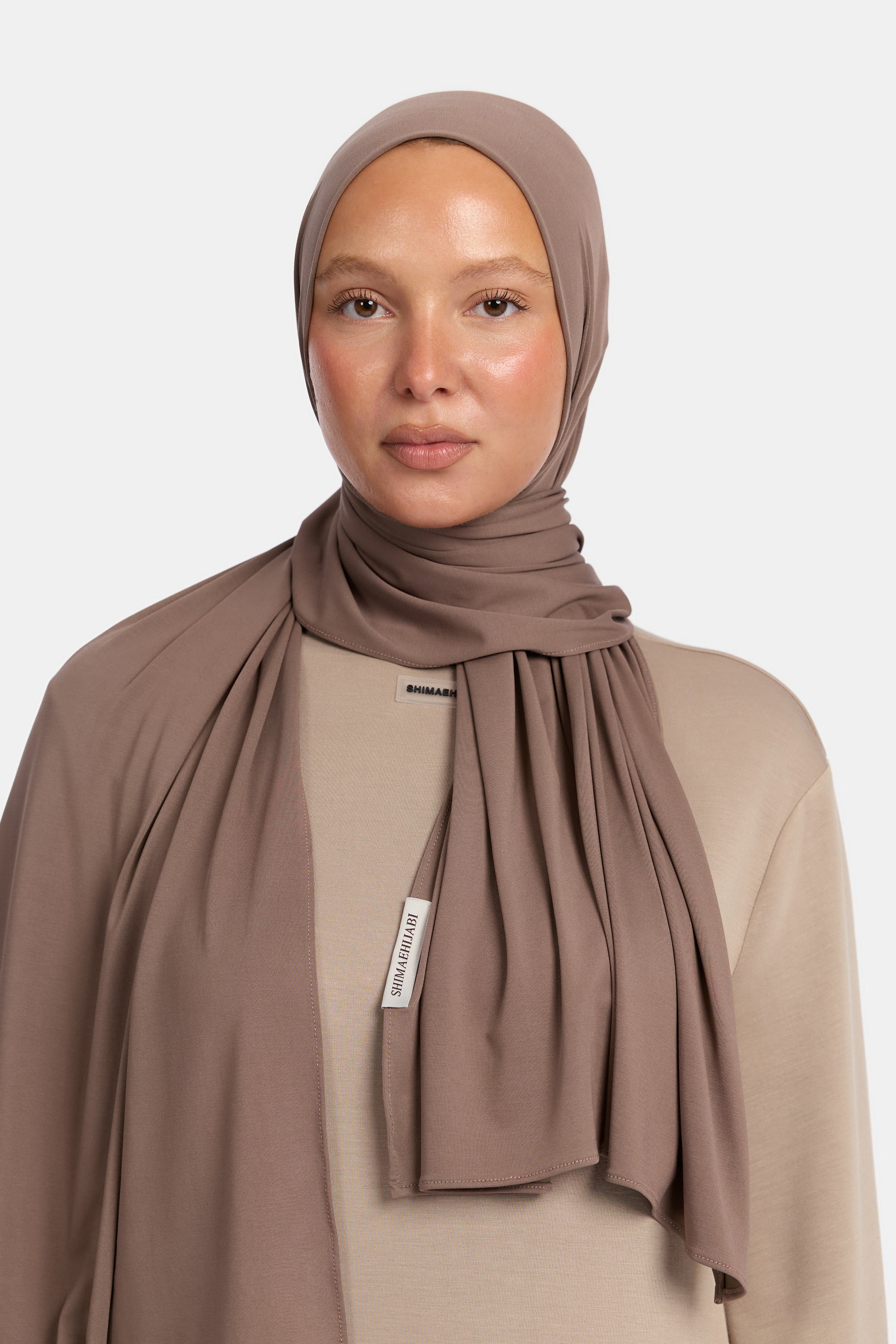 Dark TAUPE X Breathable Jersey Scarf