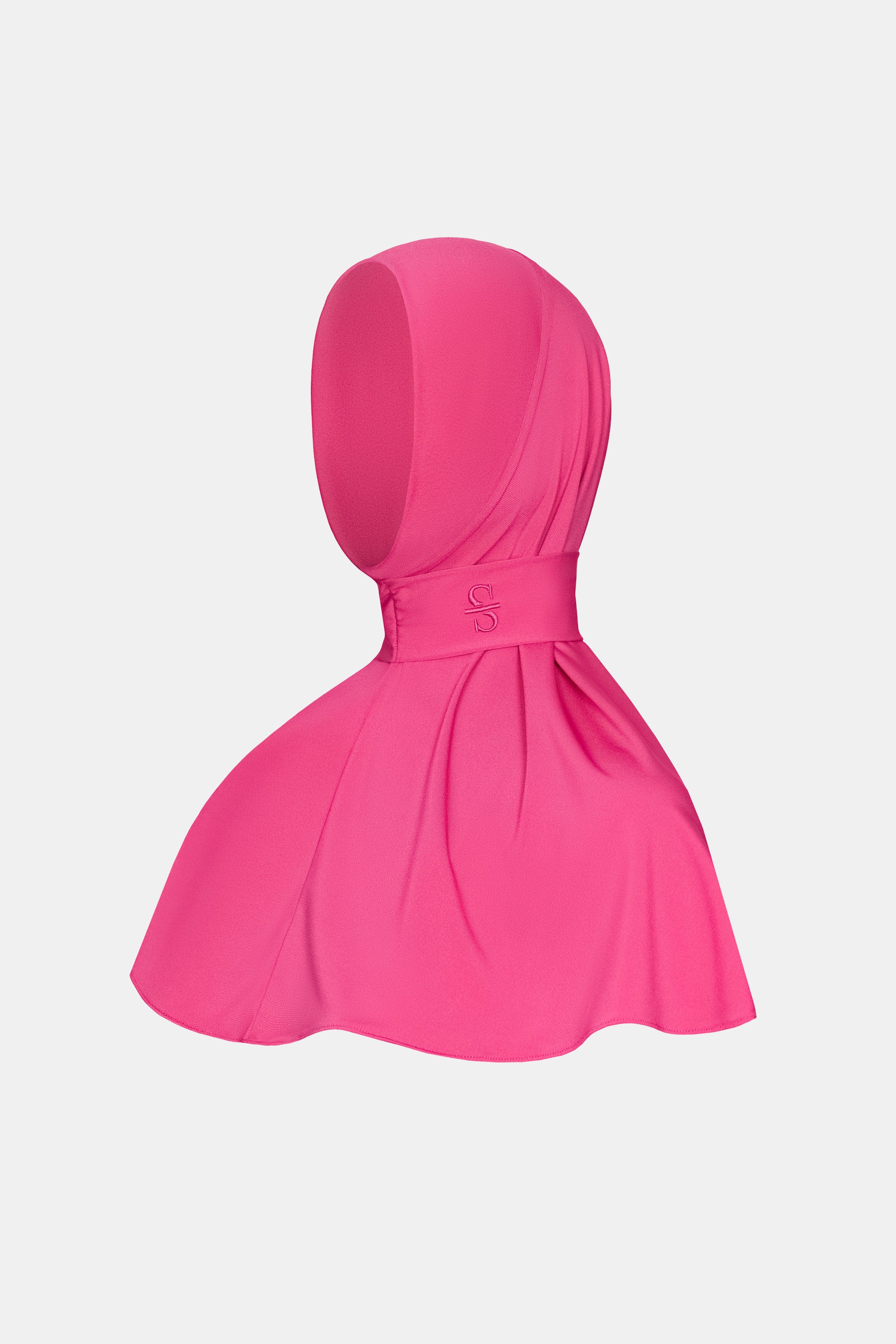 BLUSH PINK X BUTTON SCARF