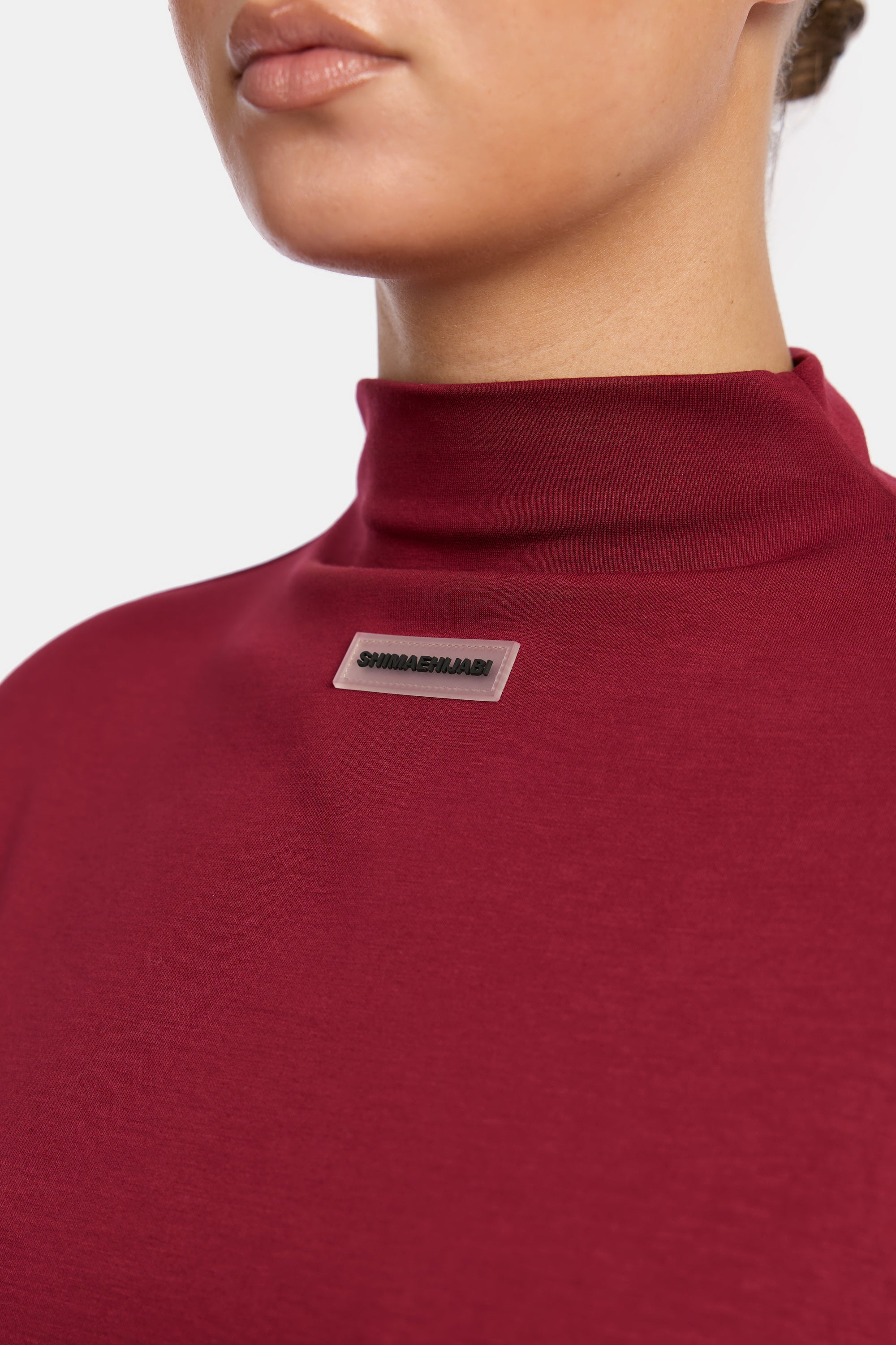 BURGUNDY X EASY DRESS