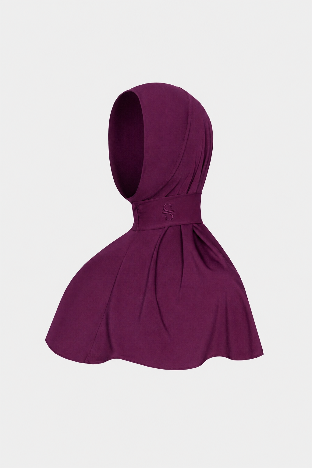 Plum X BUTTON SCARF