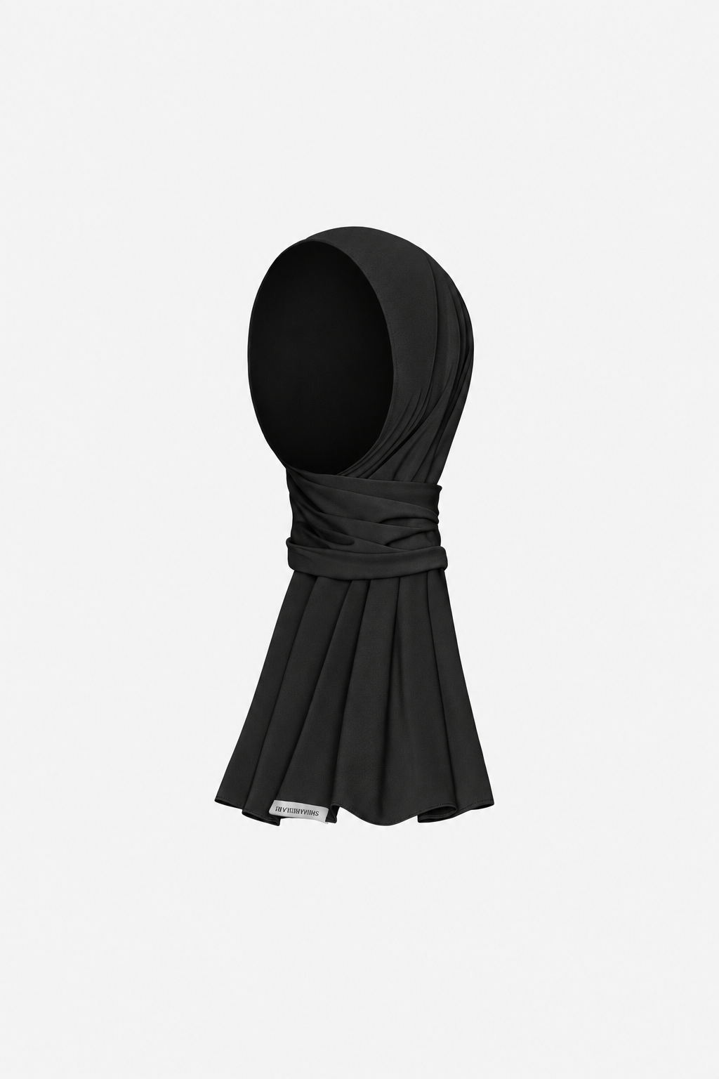 BLACK SHORT SCARF