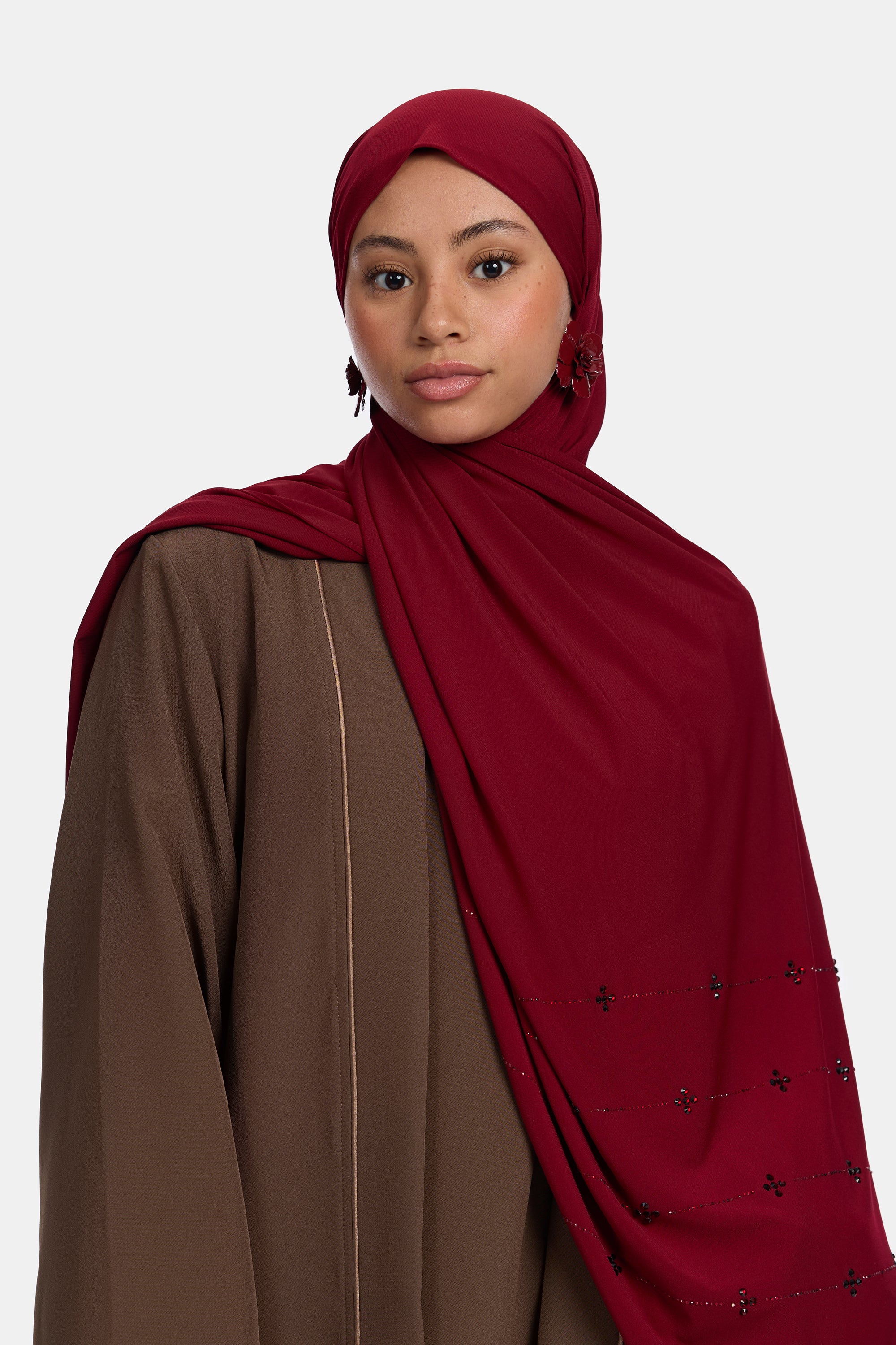 Burgundy x Stone
