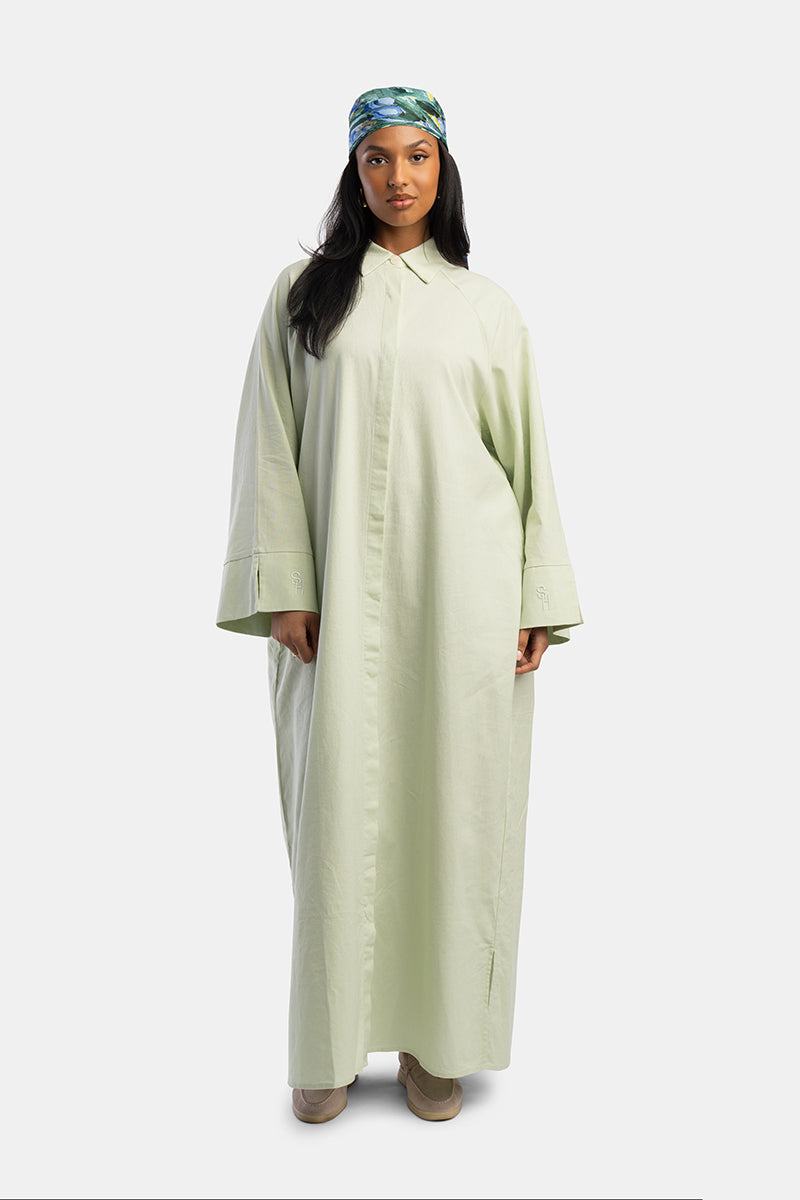 Mint Linnen Dress