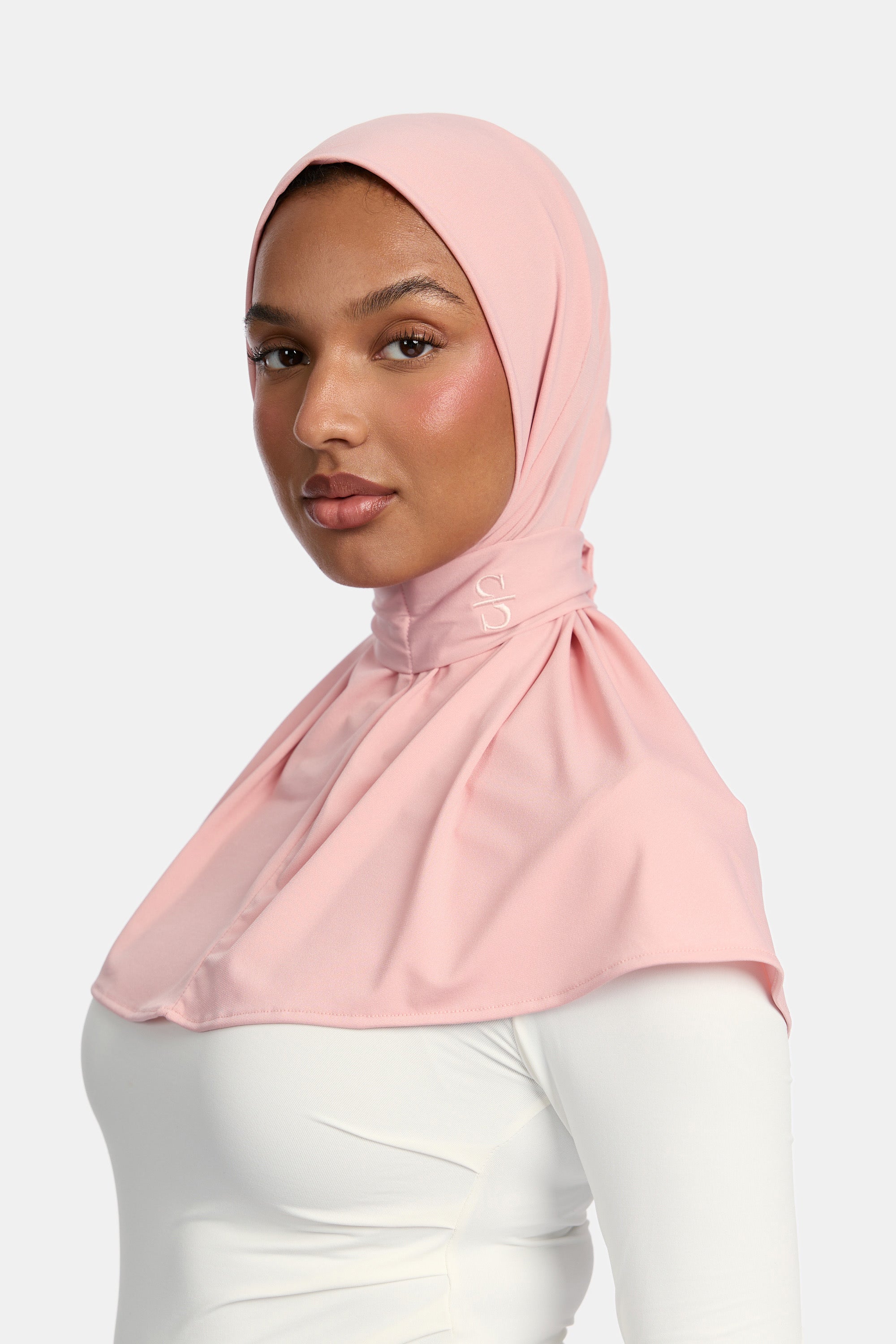 BUTTON SCARF X BABY ROSE