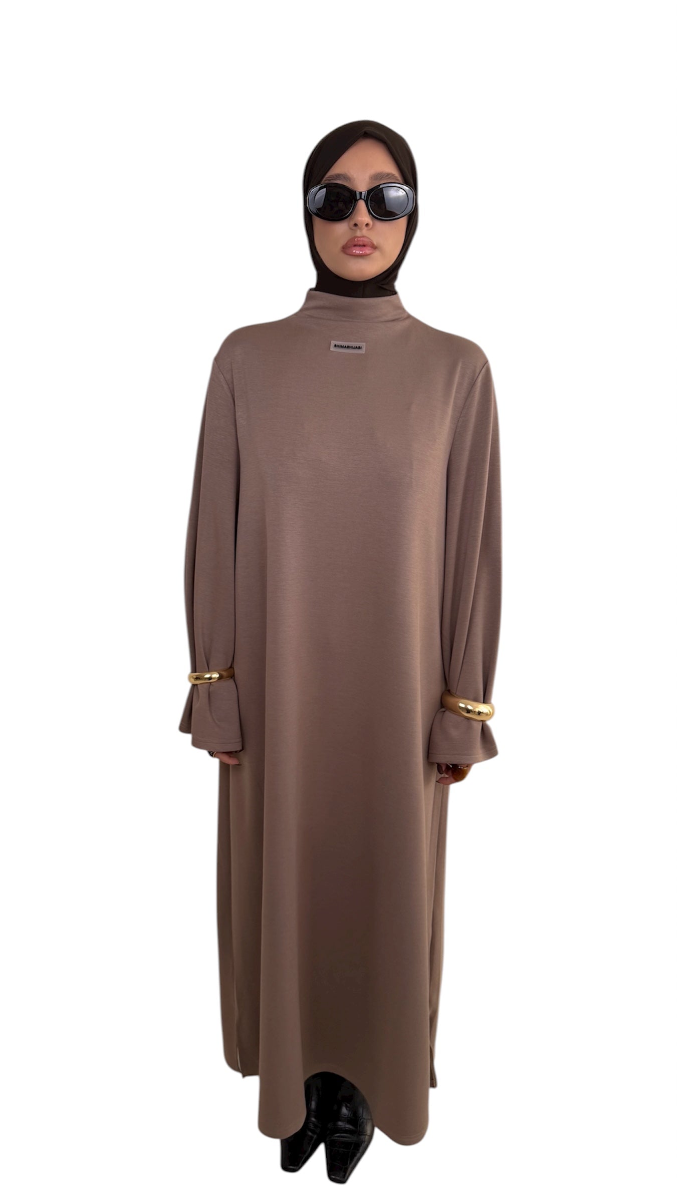 DARK BEIGE X EASY DRESS