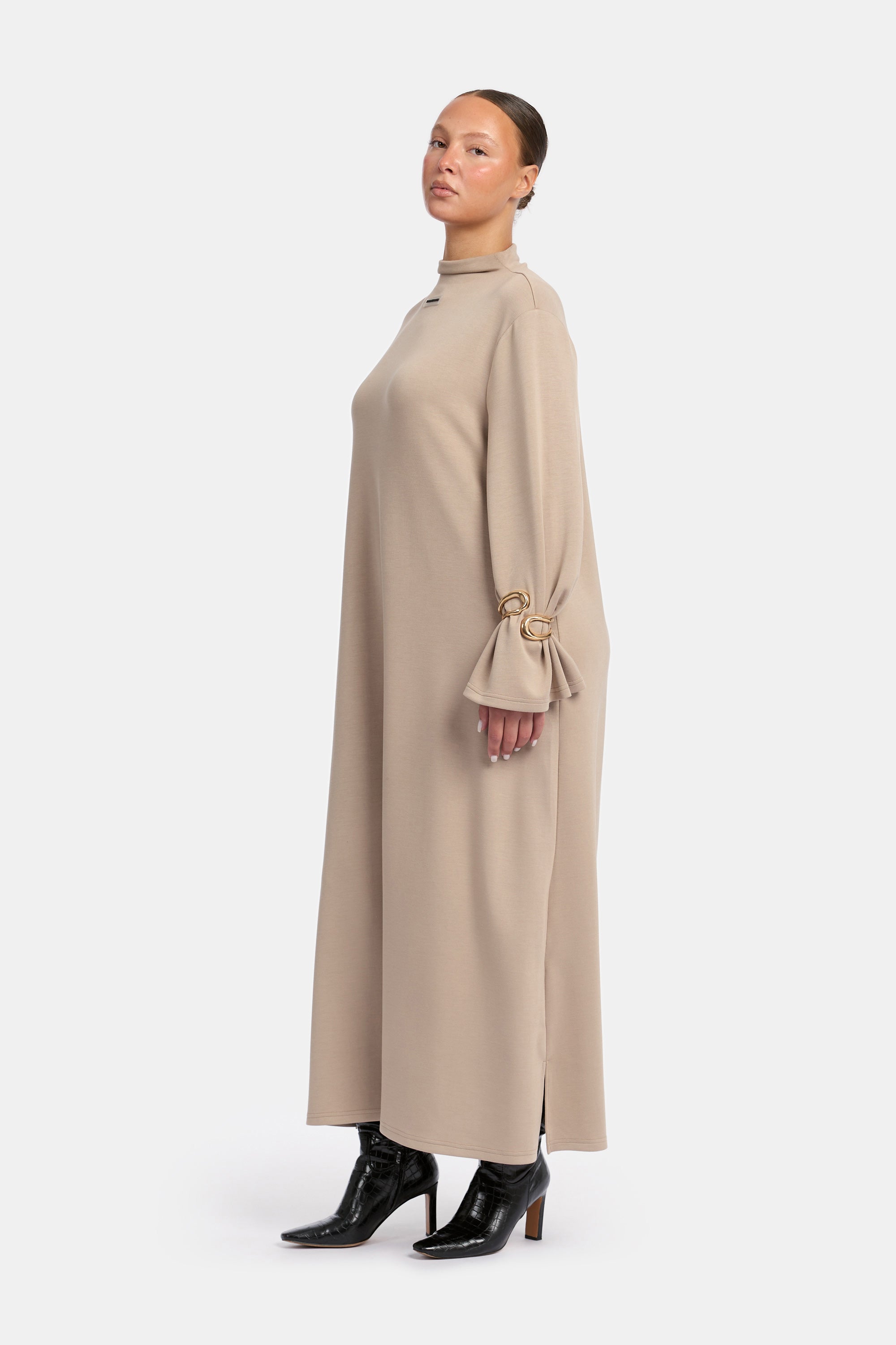 LIGHT BEIGE X EASY DRESS