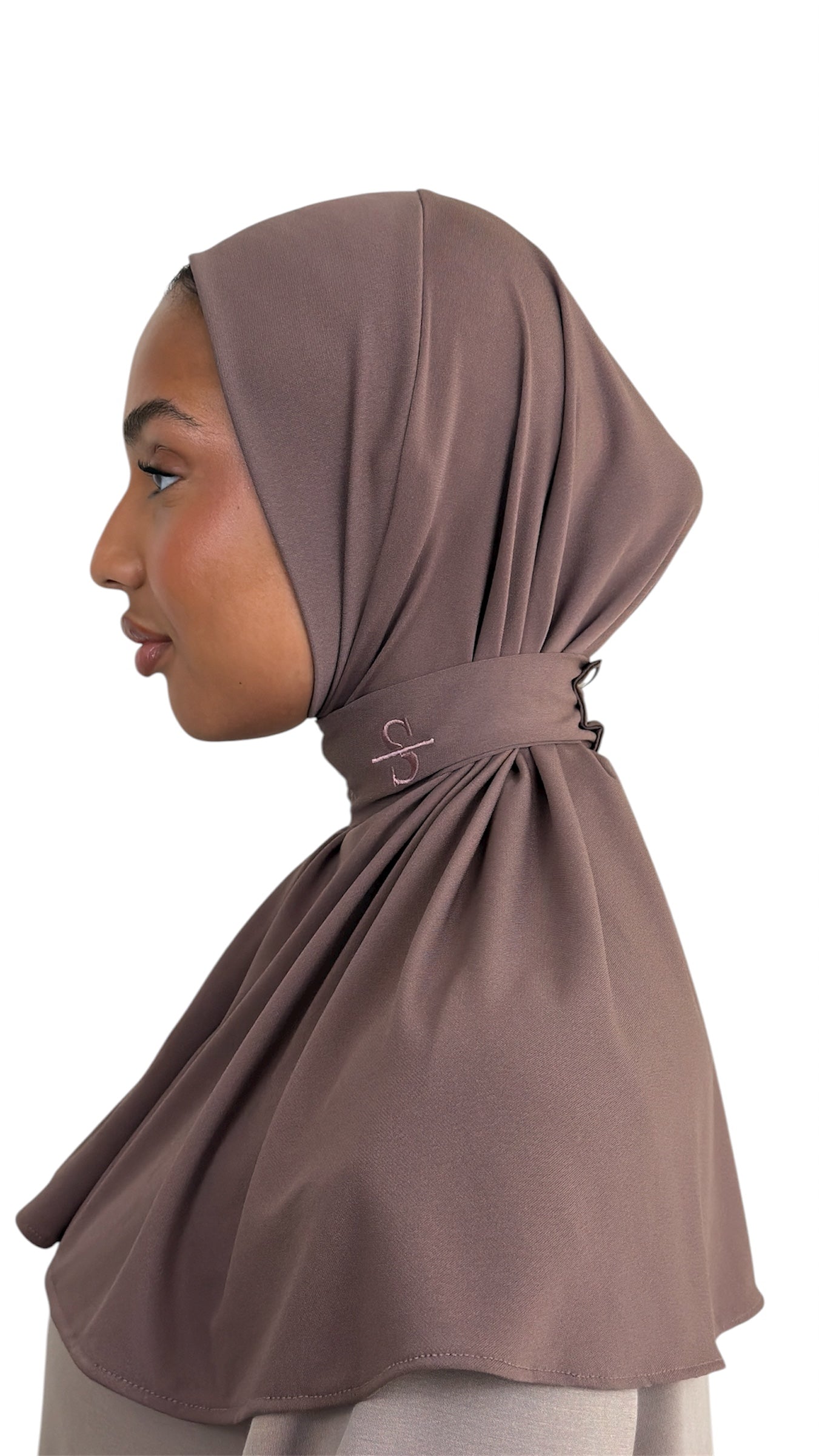 CINNAMON X BUTTON SCARF